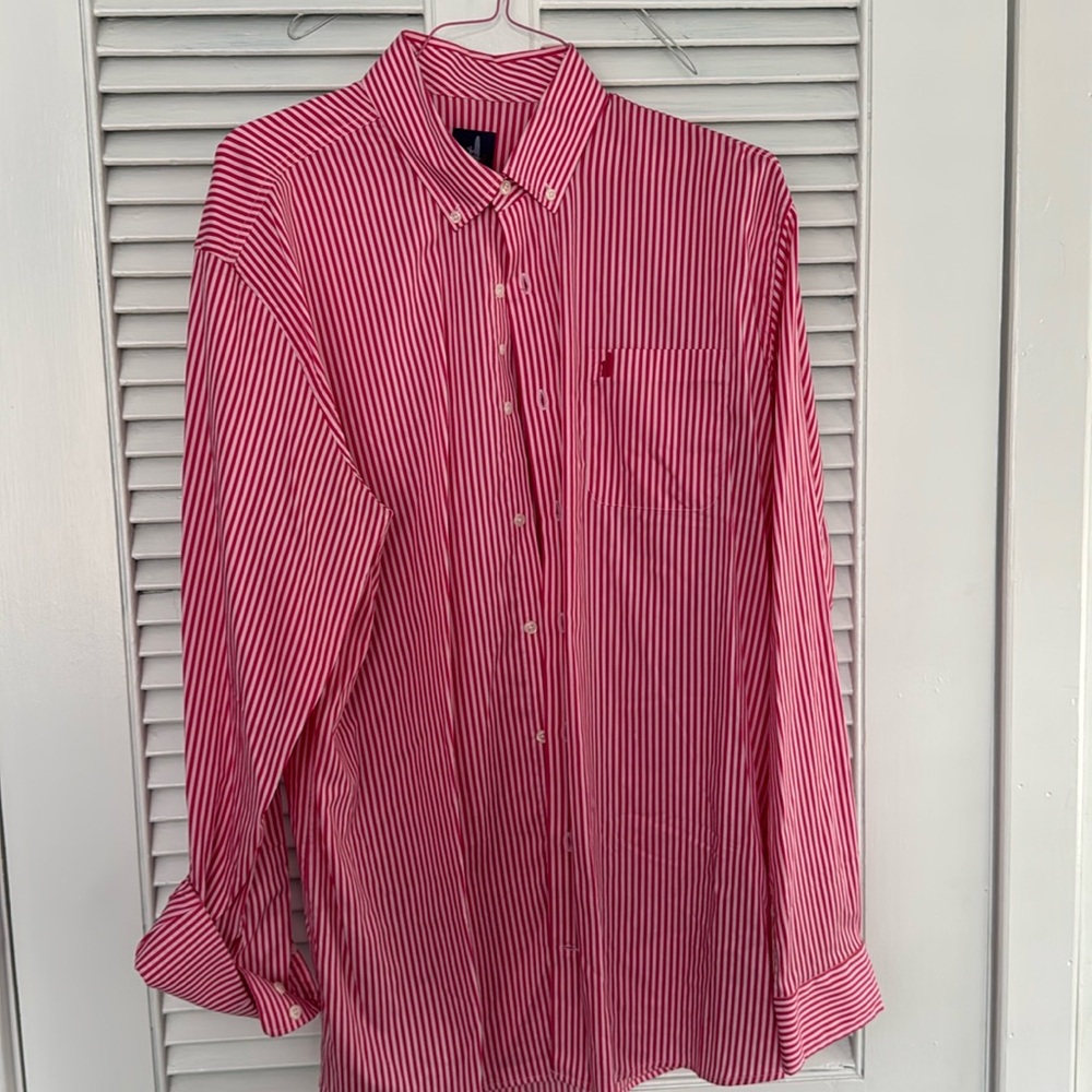 Johnnie-O Men’s XL Performance Buttondown. Bamboo/Polyester/Nylon/Spandex.